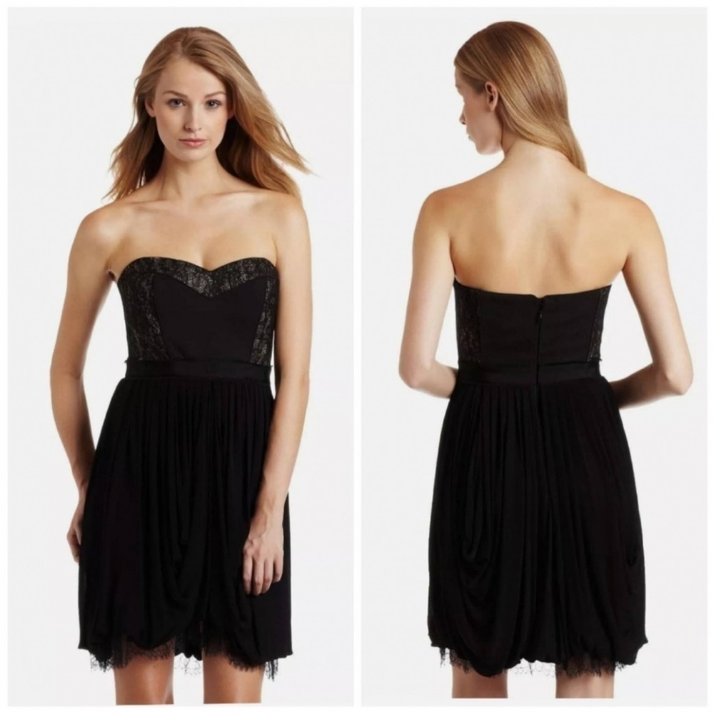 BCBG strapless sweetheart dress